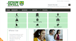 Desktop Screenshot of epsom-ewell.gov.uk